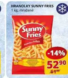 Flop Hranolky sunny fries 1 kg nabídka