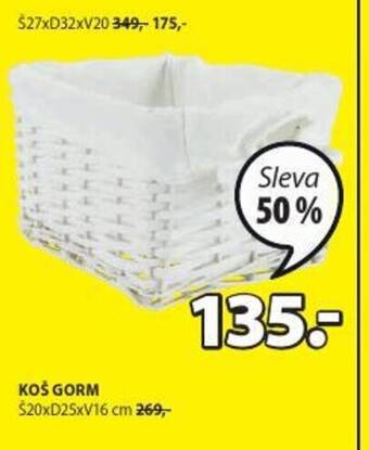 JYSK KOŠ GORM nabídka
