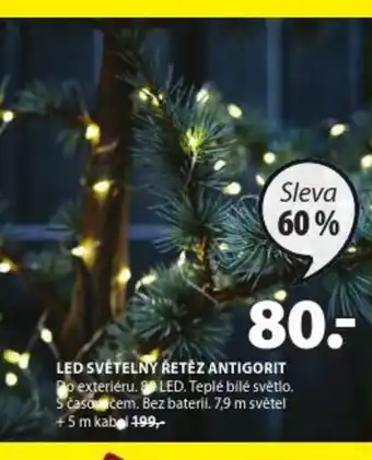 JYSK LED SVĚTELNY ŘETĚZ ANTIGORIT nabídka