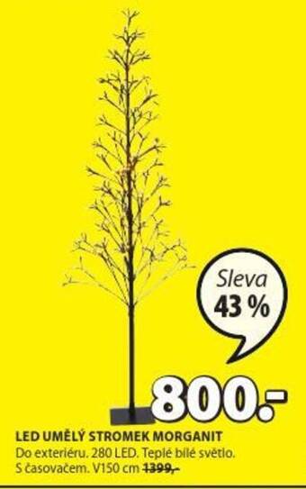 JYSK LED UMĚLÝ STROMEK MORGANIT nabídka