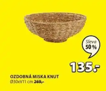 OZDOBNÁ MISKA KNUT