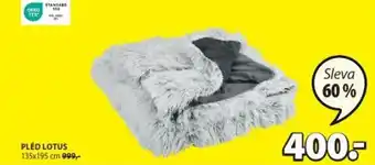 JYSK PLÉD LOTUS nabídka