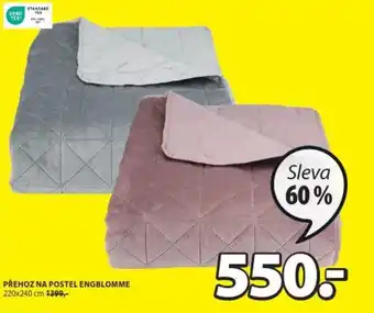 JYSK PŘEHOZ NA POSTEL ENGBLOMME nabídka