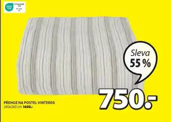 JYSK PŘEHOZ NA POSTEL VINTEREG nabídka