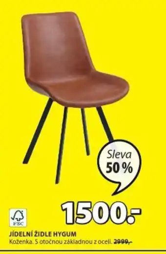 JYSK JÍDELNÍ ŽIDLE HYGUM nabídka