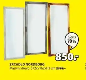 JYSK ZRCADLO NORDBORG nabídka