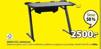 JYSK HERNÍ STŮL LINDHOLM nabídka
