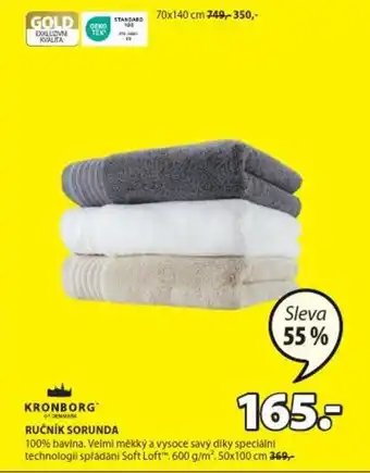 JYSK RUČNÍK SORUNDA nabídka