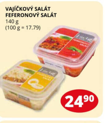 Flop VAJÍČKOVÝ SALÁT FEFERONOVÝ SALÁT 140 g nabídka
