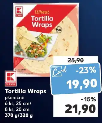 Kaufland Tortilla Wraps nabídka