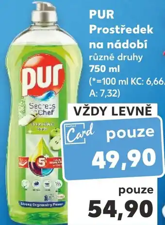 Kaufland PUR Prostředek na nádobi nabídka