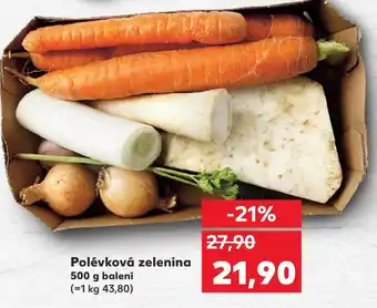 Kaufland Polévková zelenina nabídka