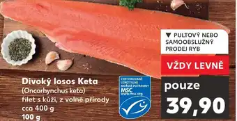 Kaufland Divoký losos Keta nabídka