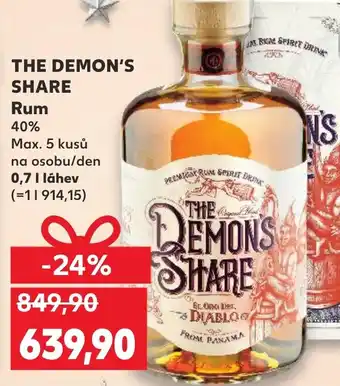 THE DEMON'S SHARE Rum