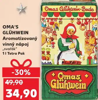 Kaufland OMA'S GLÜHWEIN Aromatizovaný vinný nápoj nabídka