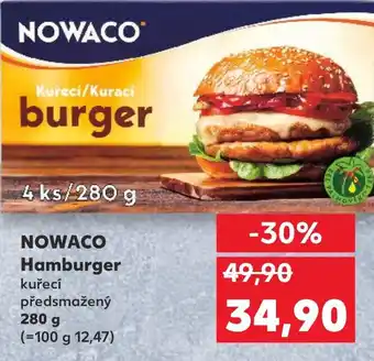 Kaufland NOWACO Hamburger nabídka