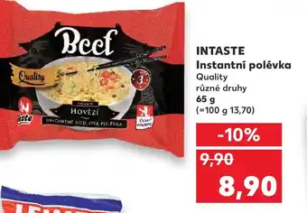 Kaufland INTASTE Instantní polévka nabídka