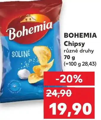 Kaufland BOHEMIA Chipsy nabídka