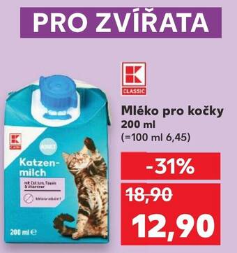 Kaufland Mléko pro kočky nabídka