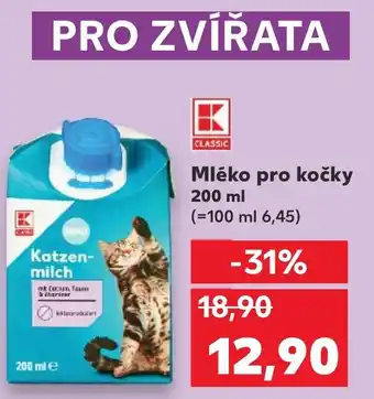 Kaufland Mléko pro kočky nabídka