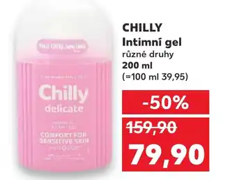 Kaufland CHILLY Intimní gel nabídka