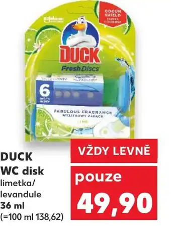 Kaufland DUCK WC disk nabídka