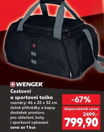 Kaufland WENGER Cestovni a sportovní taška nabídka