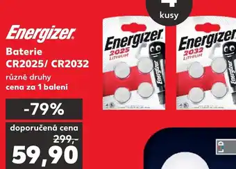 Kaufland Energizer Baterie CR2025/ZCR2032 nabídka
