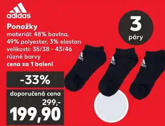 Kaufland adidas Ponožky nabídka