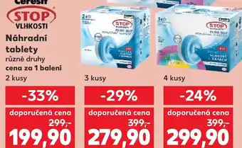 Kaufland Náhradní tablety nabídka