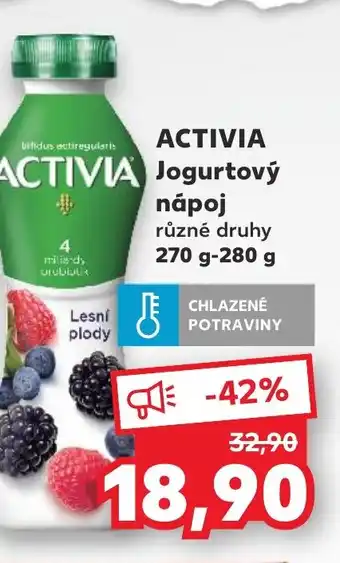 Kaufland ACTIVIA Jogurtový nápoj nabídka