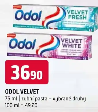 Terno ODOL VELVET nabídka
