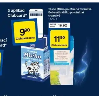 Tesco Trvanlivé mléko 1,5% nabídka