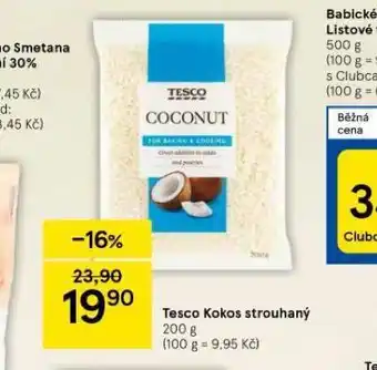 Tesco Tesco kokos strouhaný nabídka
