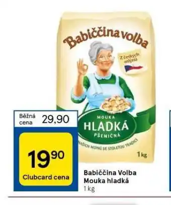 Tesco Babiččina volba mouka nabídka