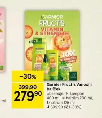 Tesco Garnier fructis vánoční balíček nabídka