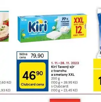 Tesco Kiri tavený sýr nabídka