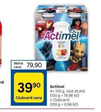 Tesco Actimel nabídka