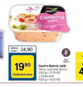 Tesco Gastro balený salát nabídka