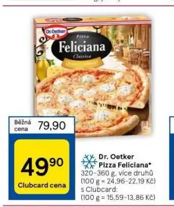 Tesco Dr. oetker pizza feliciana nabídka