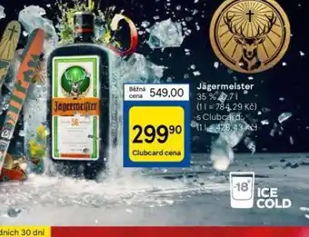Tesco Jägermeister nabídka