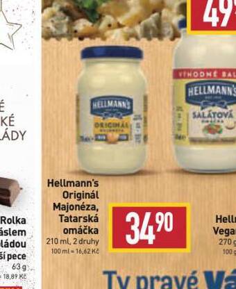 Billa Hellmann's majonéza nabídka