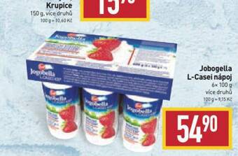 Billa Jogobella nápoj nabídka