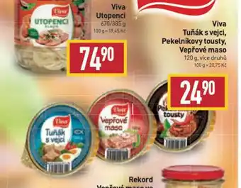 Billa Viva pekelníkovy tousty nabídka