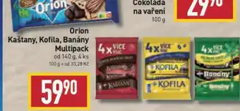 Billa Orion kaštany nabídka