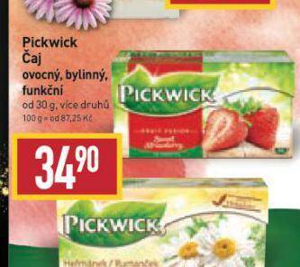 Billa Pickwick čaj nabídka
