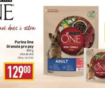 Billa Purina one granule pro psy nabídka