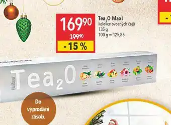 Globus Tea2o čaje nabídka