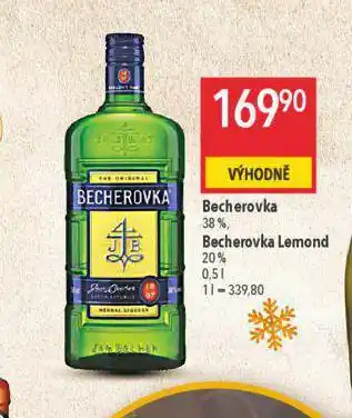 Globus Becherovka nabídka