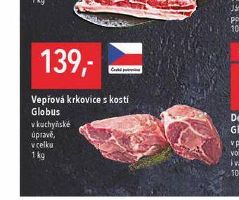 Globus Vepřová krkovice s kostí nabídka